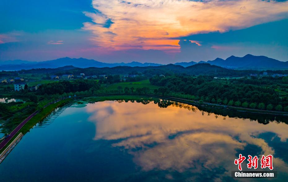 组图|航拍江西分宜初秋景色宜人生态好