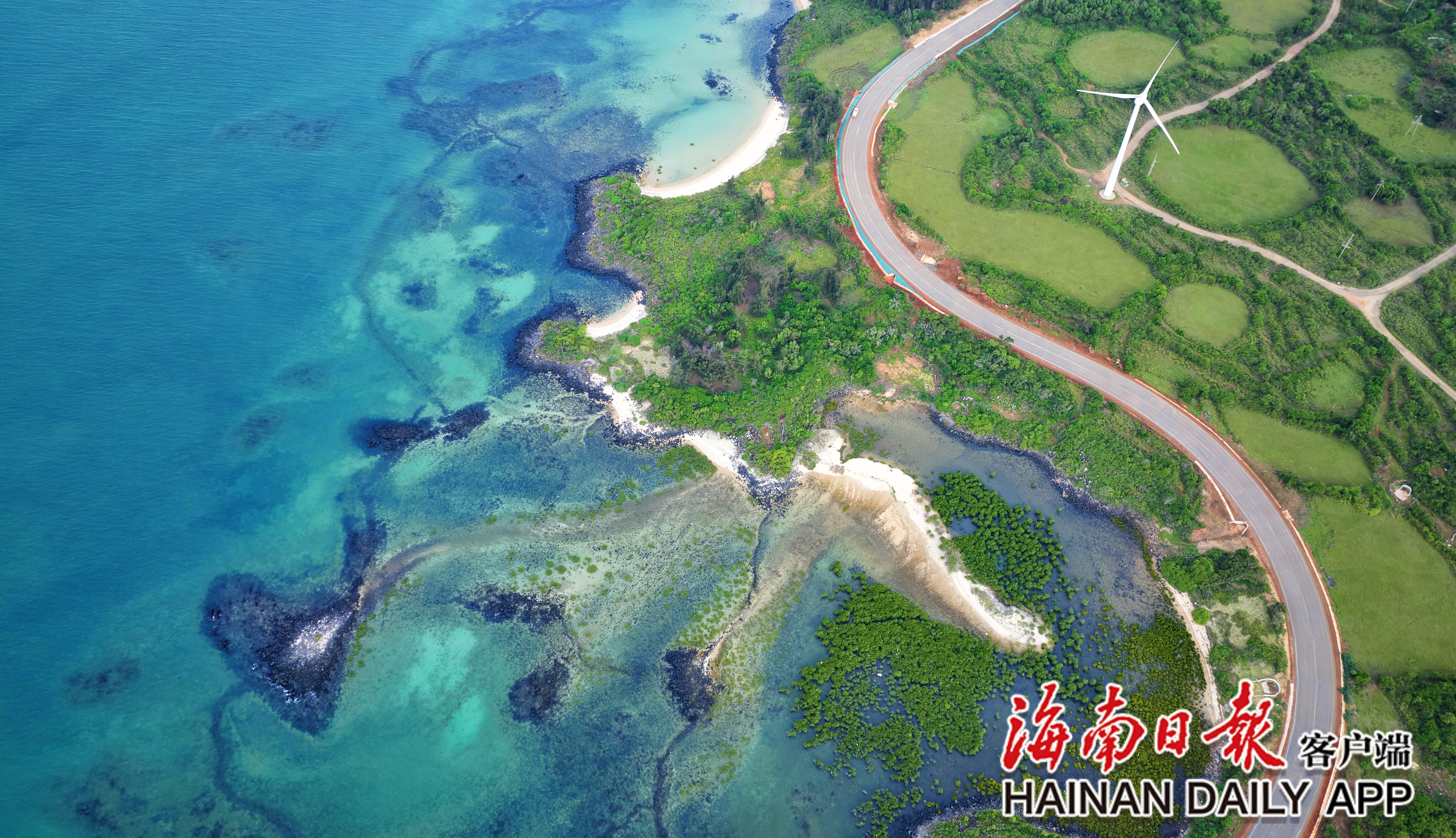 海南環島旅游公路儋州段進入路面施工階段