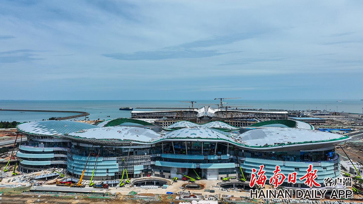 海口国际免税城项目建设有序推进 今年国庆节前开业