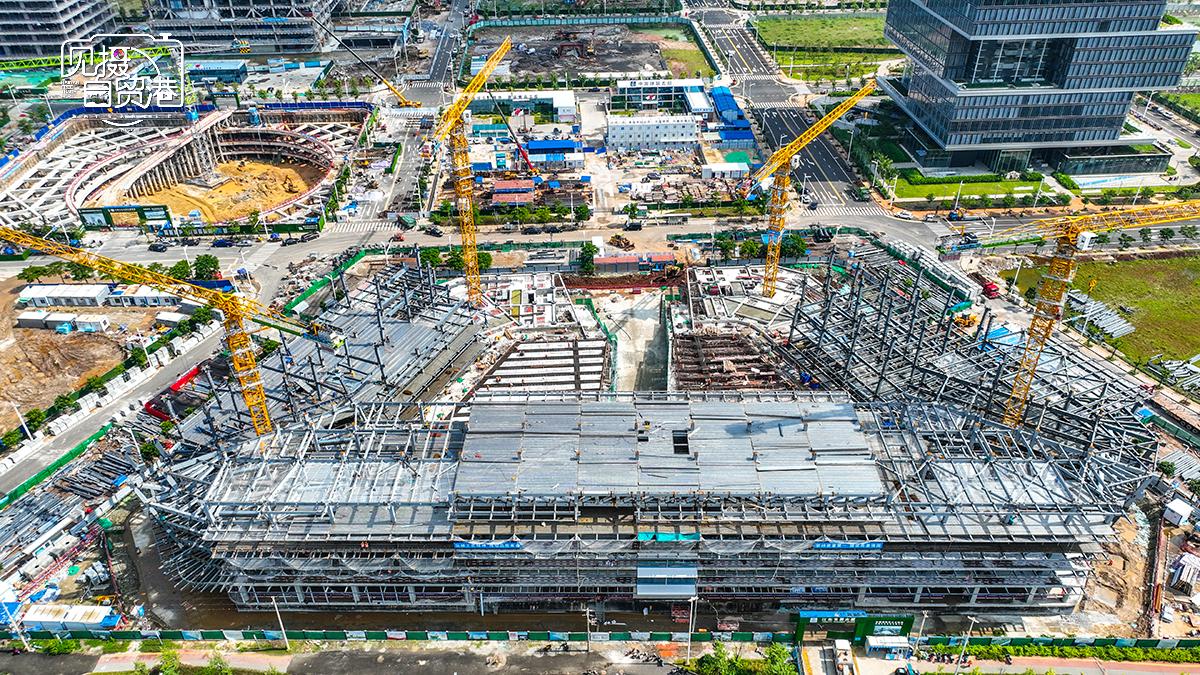 海口：江东发展大厦项目主体建设稳步推进