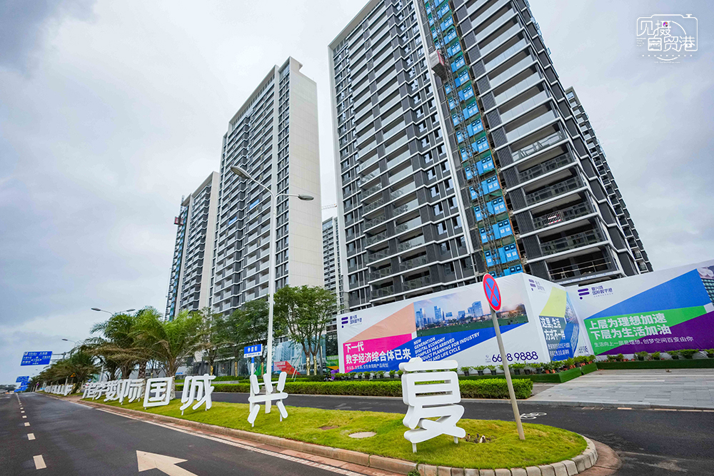 见摄自贸港·一线直击｜海口复兴城国际数字港预计春节前全面完工