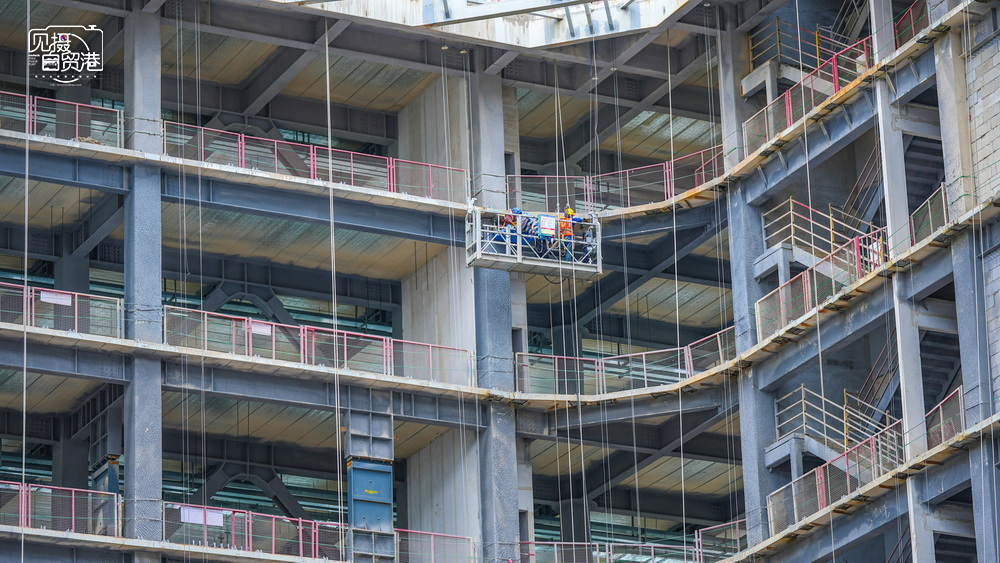 见摄自贸港·一线直击|海口江东新区总部经济区项目建设热潮涌动