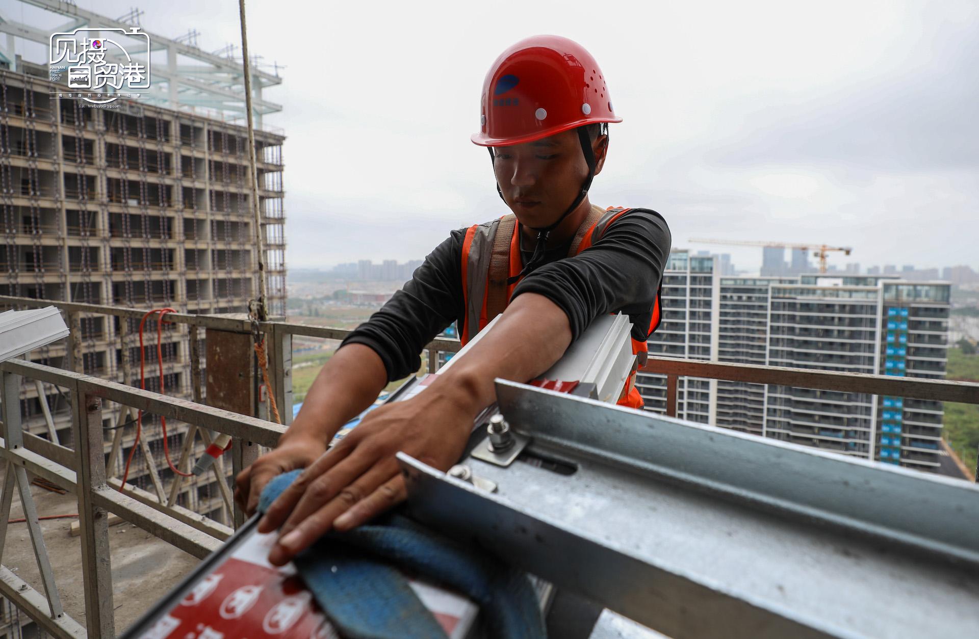 见摄自贸港·一线直击|海口复兴城国际数字港项目加紧建设