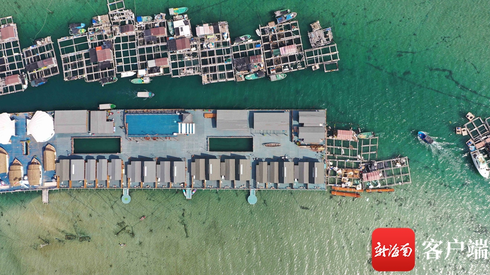 实拍海南首家海上共享渔庄