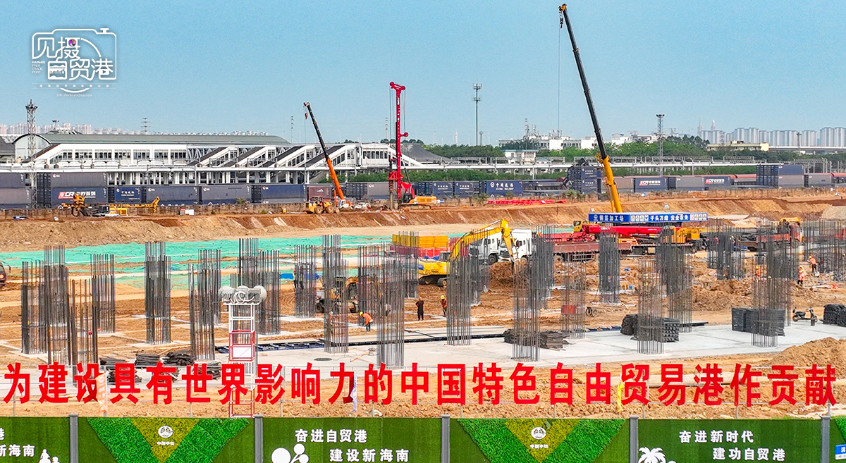 见摄自贸港·一线直击|海口新海港和南港“二线口岸”(货运)集中查验场所建设项目快马加鞭